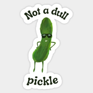 Pickle | Funny Pun | Humorous Pun Gift Idea Sticker